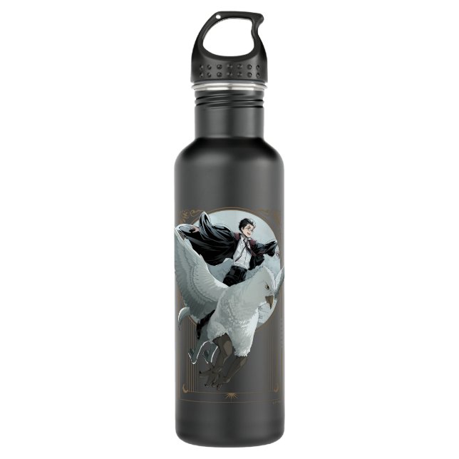 Bouteille D'eau Vol Anime HARRY POTTER™ avec Buckbeak (Devant)