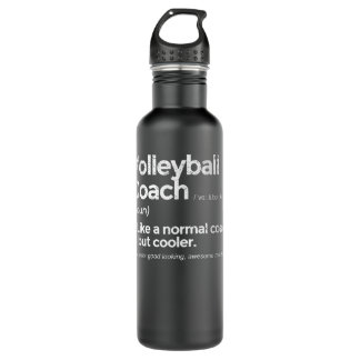 Bouteille D'eau Volleyball Coach Definition Funny Gift 