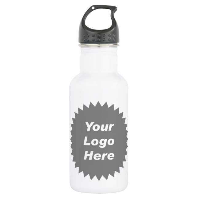 Bouteille D'eau Votre d'affaires de logo promo ici (Devant)
