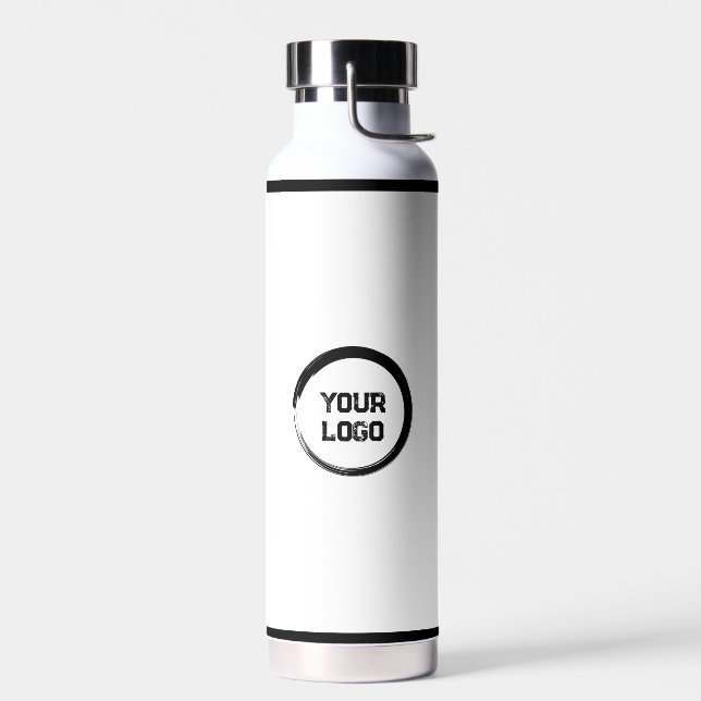 Bouteille D'eau Votre entreprise de logo (Gauche)