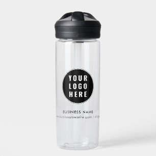 Bouteille D'eau Votre logo d'entreprise et site Web de l'entrepris