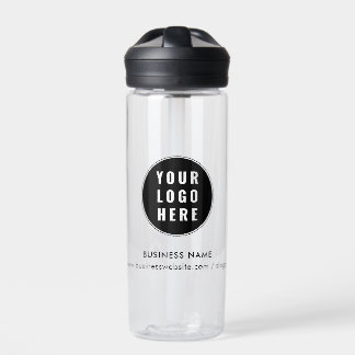 Bouteille D'eau Votre logo d'entreprise et site Web de l'entrepris