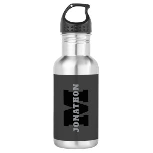Bouteille D'eau Votre nom ou nom commercial   Masculine moderne Gr