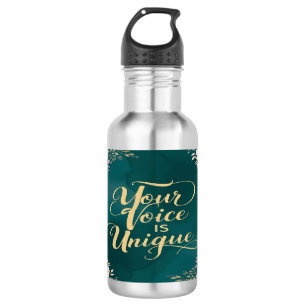 Bouteille D'eau Votre voix est unique