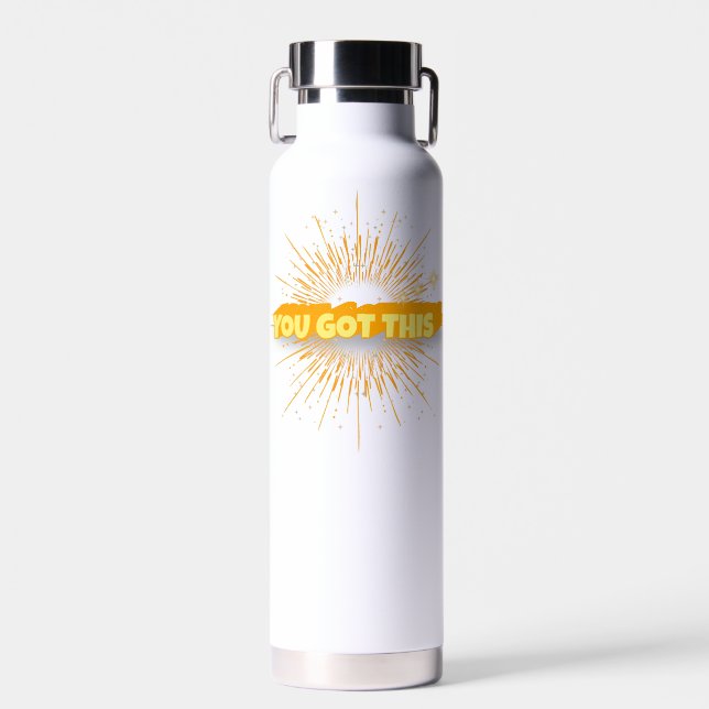 Bouteille D'eau Vous Avez Ce - Motivationnel Sunburst Water Boutei (Avant)