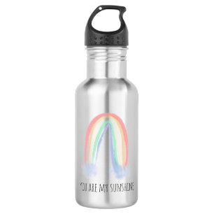 Bouteille D'eau Vous êtes mon eau de soleil arc-en-ciel peint à l'