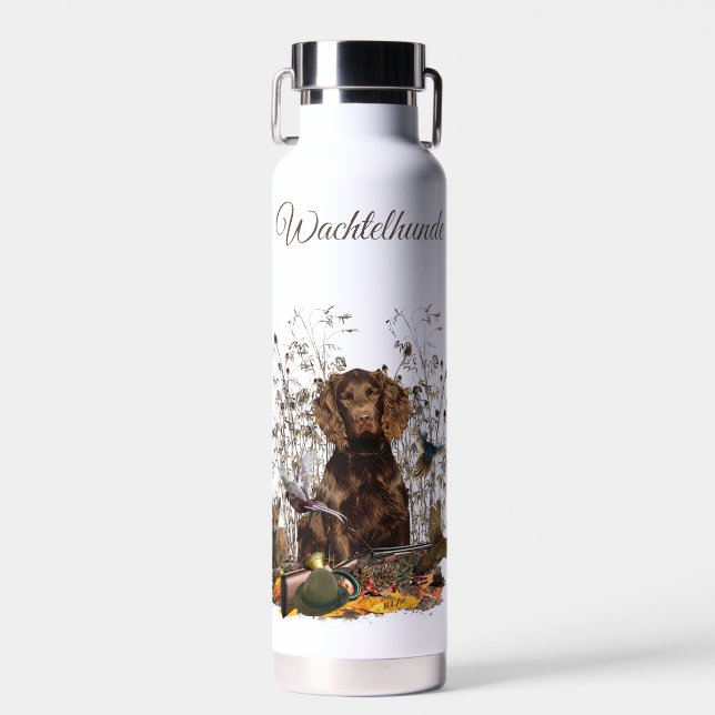 Bouteille D'eau Wachtelhund allemand (Avant)