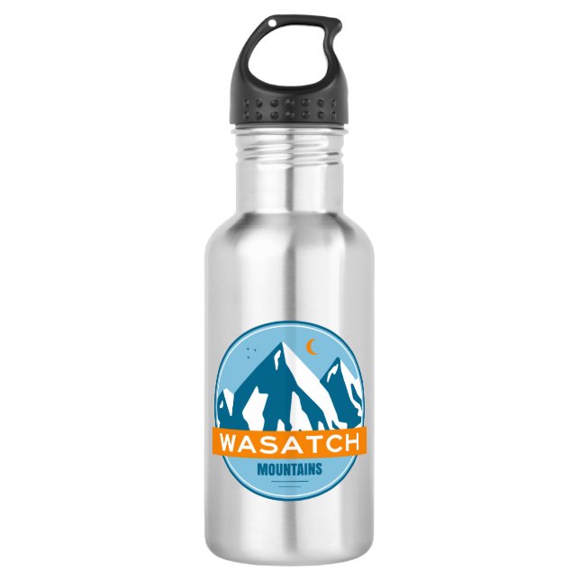 Bouteille D'eau Wasatch Mountains Utah (Devant)
