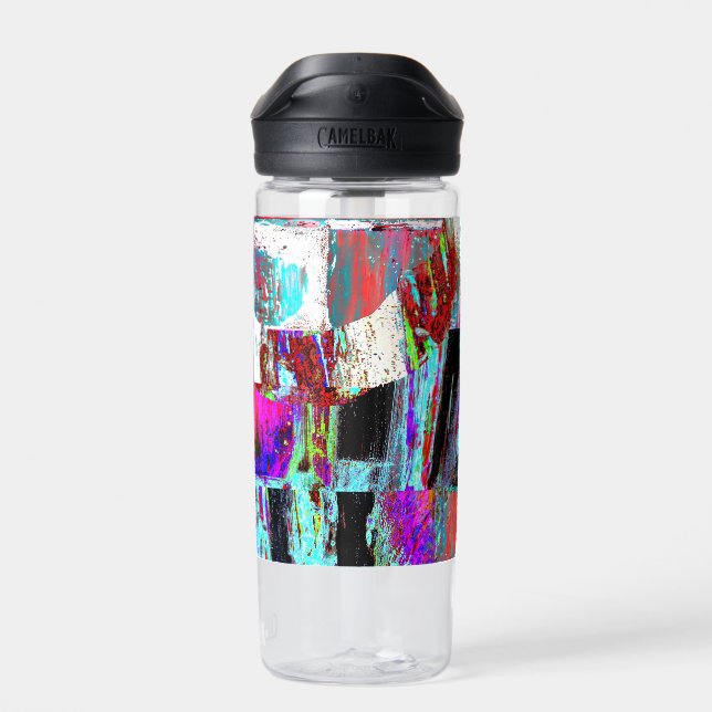 Bouteille D'eau Water Bottle – Neon Pulse (Arrière)