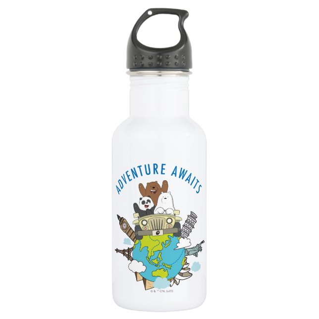 Bouteille D'eau We Bare Bears - Adventure Await (Devant)