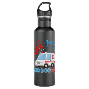 Bouteille D'eau Wee Woo Boo Bus Ambulance Funny EMS EMT Parame