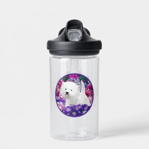 Bouteille D'eau West Highland White Terrier Peinture Chien Art