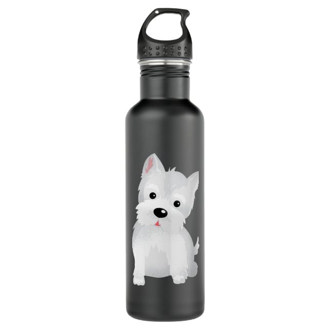 Bouteille D'eau Westie Head (Devant)
