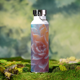 Bouteille D'eau Whimsical Pastel Succulent - La douceur de la natu