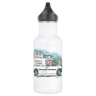 Bouteille D'eau White Van Man Business Promotion