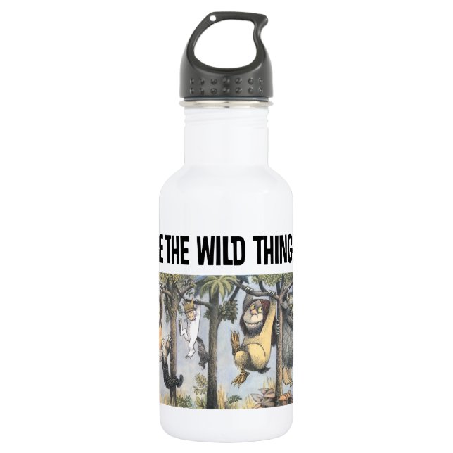Bouteille D'eau Wild Things and Max Swinging From Trees (Devant)
