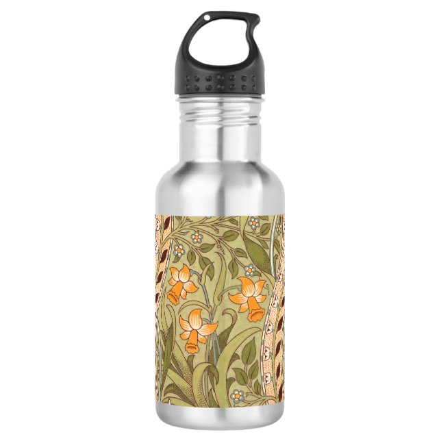 Bouteille D'eau William Morris Daffodil Garden Flower Classic Bota (Devant)