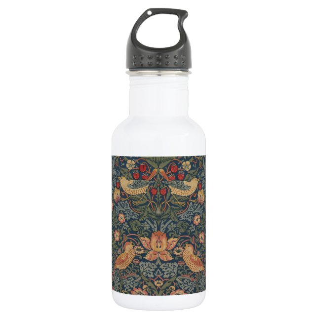 Bouteille D'eau William Morris Fraise Voleurs Oiseaux (Devant)