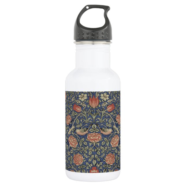 Bouteille D'eau William Morris Tudor Fond d'écran Rose (Devant)