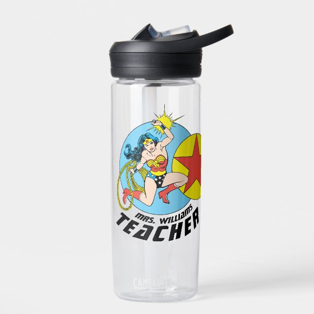 Bouteille D'eau Wonder Woman Étoile rouge enseignant (Gauche)