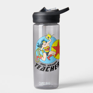 Bouteille D'eau Wonder Woman Étoile rouge enseignant