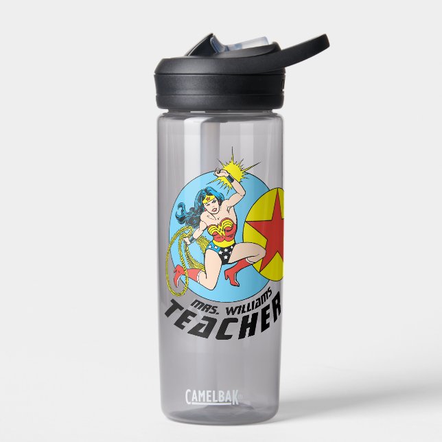 Bouteille D'eau Wonder Woman Étoile rouge enseignant (Gauche)