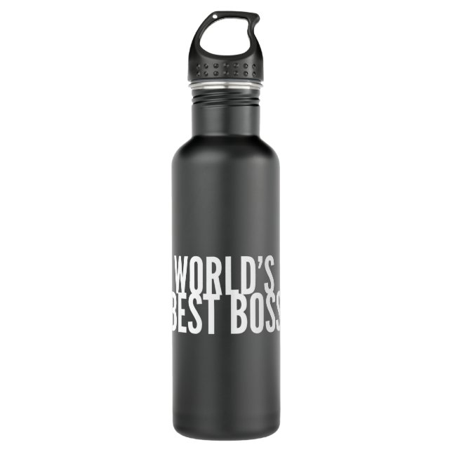 Bouteille D'eau Worlds Best Boss (Devant)