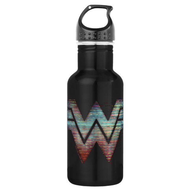 Bouteille D'eau WW84 | Wonder woman TV Static (Devant)