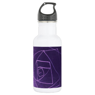 Bouteille D'eau yaei violet couleur spirituelle abstraite