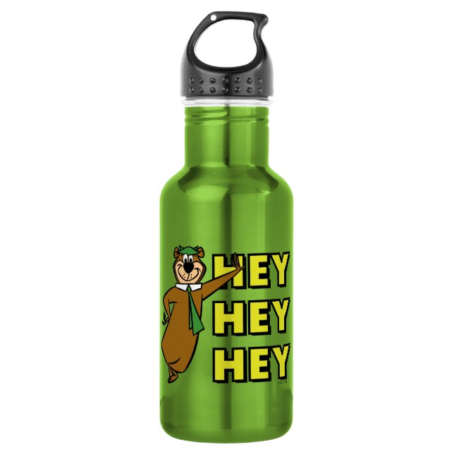 Bouteille D'eau Yogi Bear Hey Hey Hey (Devant)