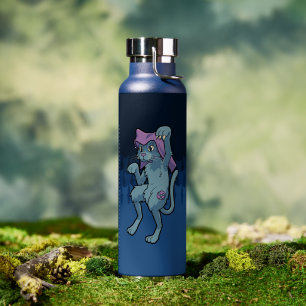 Bouteille D'eau Yokai japonais Bakeneko - Chat dansant