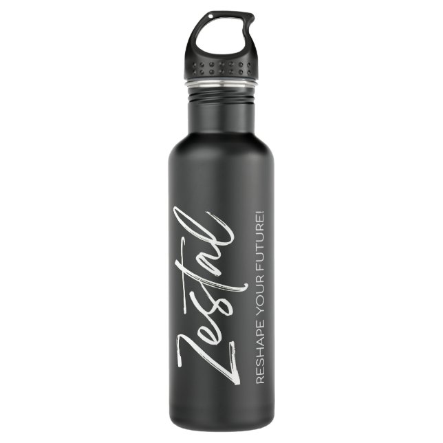 Bouteille D'eau Zestal - Refaçonnez votre avenir ! (Devant)