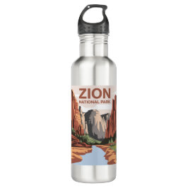 Bouteille D'eau Zion National Park Travel Art