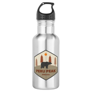 Bouteille D'eau Zone sauvage de Peru Peak Vermont Bear