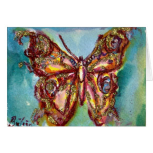 BOUTEILLE D'OR EN BLEU