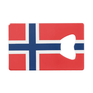 Bouteille en acier avec drapeau de la Norvège