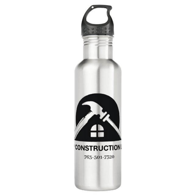 Bouteille en acier inoxydable de 21 oz (Devant)