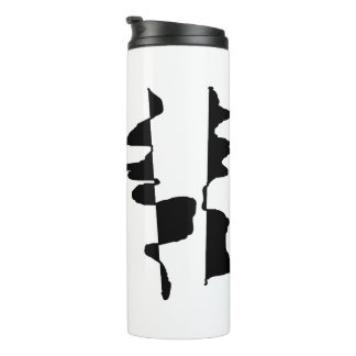 Bouteille Isotherme Art Abstrait Dual Face Thermosbecher