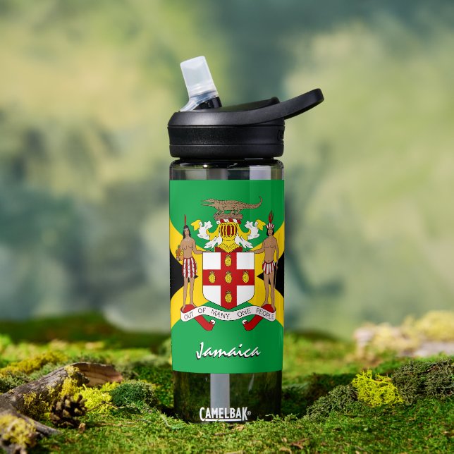 bouteille jamaïcaine, drapeau patriotique jamaïcai (Extérieur)