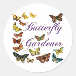 Bouteille-papillon Sticker