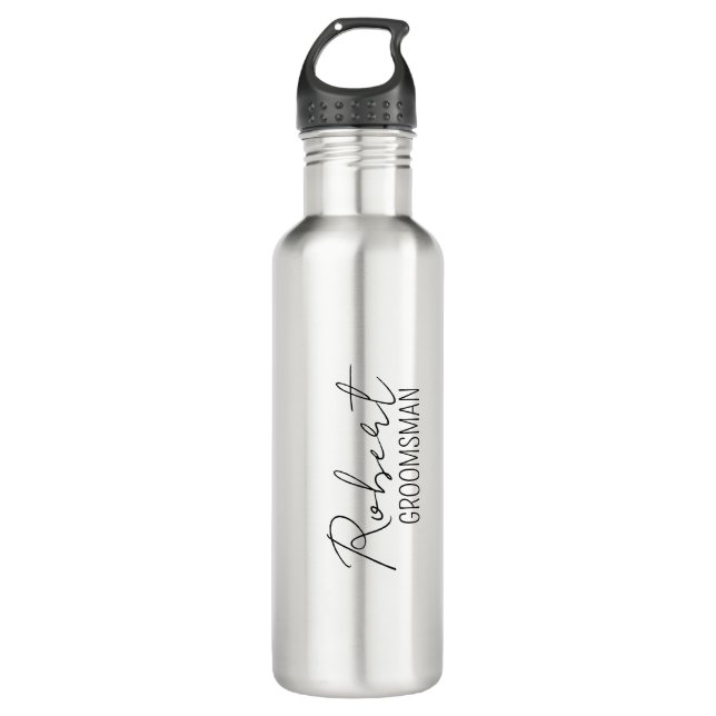 Bouteille personnalisée pour hommes, Cadeau pour l (Devant)
