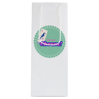 Bouteille Sac cadeau de vin pour hôtesse de Mahjong 
