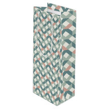 Sac cadeau géométrique moderne pour quiltistes