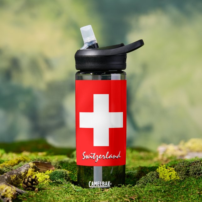 Bouteille Suisse, Drapeau Suisse patriotique (Extérieur)