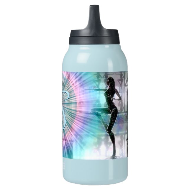 Bouteille thermique de Imaginaire de monogramme pe (Droite)