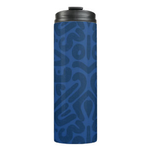 Bouteille thermique Motif bleu