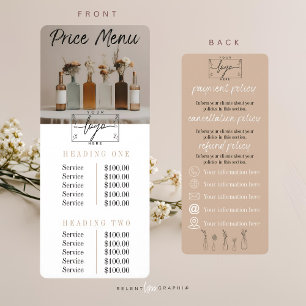 Bouteilles Boho   Fleurs   Menu Prix & Politique