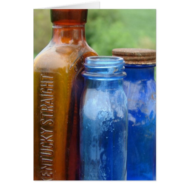 Bouteilles d'antiquités trouvées (Devant)