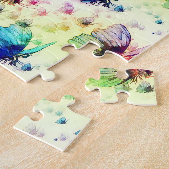 Bouteilles d'aquarelle Puzzle (Côté)