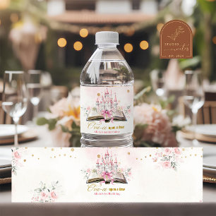 Bouteilles D'eau Étiquette de bouteille pour 1er anniversaire Blush
